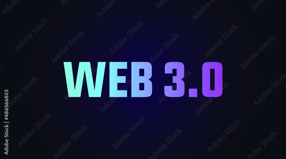 Web 3.0 modern creative futuristic concept, banner, sign, design concept, social media post with modern science and technology abstract background Web 3.0 modern creative futuristic concept, banner, sign, design concept, social media post with modern science and technology abstract background