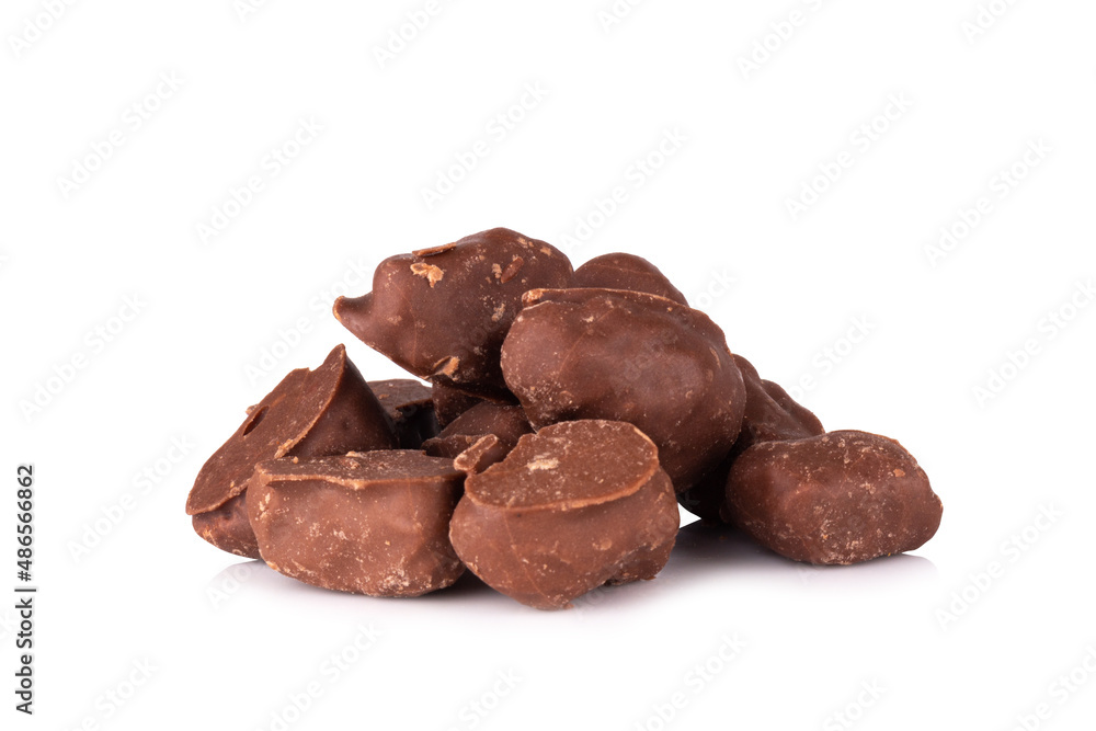 chocolate ball isolated on white background chocolate ball isolated on white background