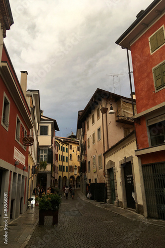 Udine Old Town Street View, Italy