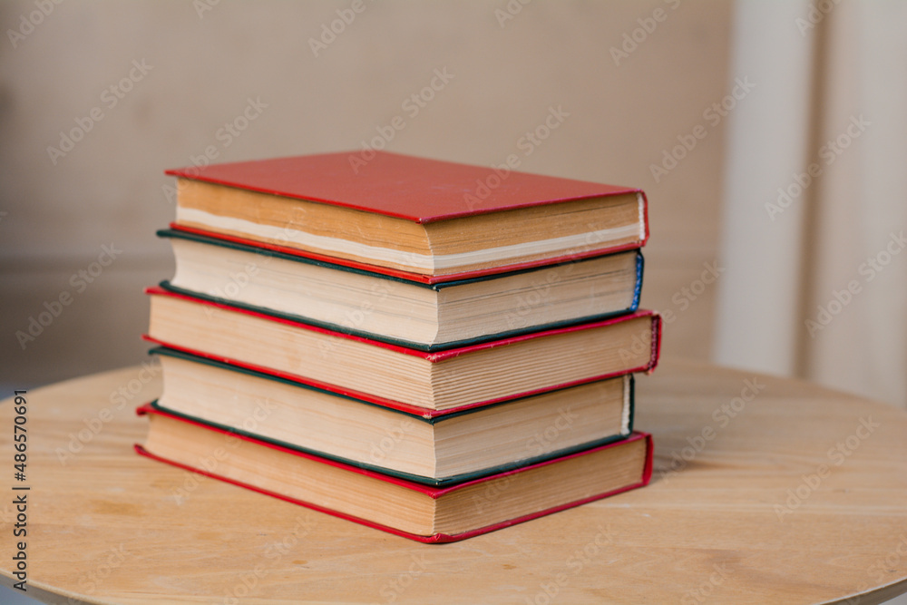 stack of old books stack of old books