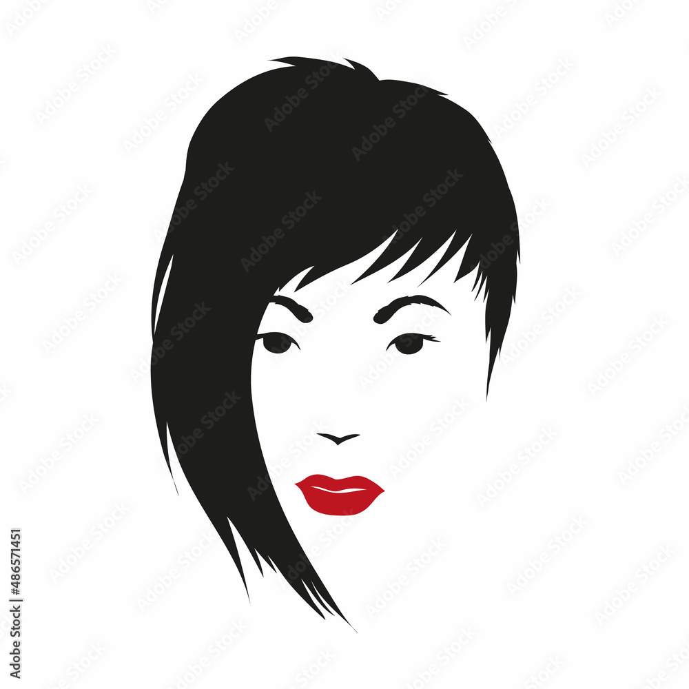 Fashion silhouette woman style, vector illustration 