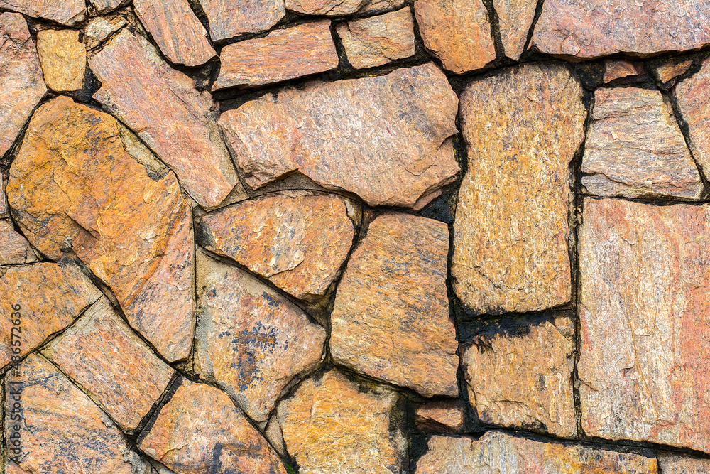 Fototapeta premium Beautiful background and texture formed by stones
