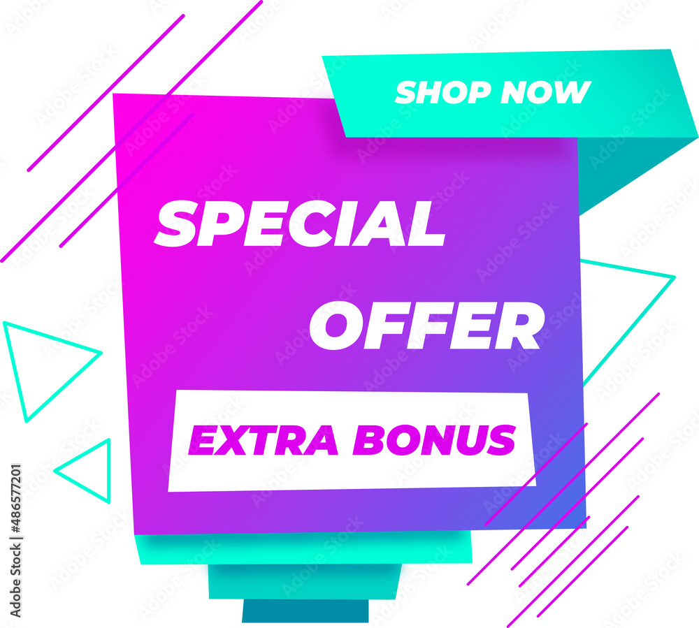Web banner with text for business and shop sale special offer Web banner with text for business and shop sale special offer