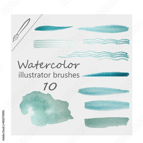 Watercolor brushes for illustrator.
water, sea
Dry brush