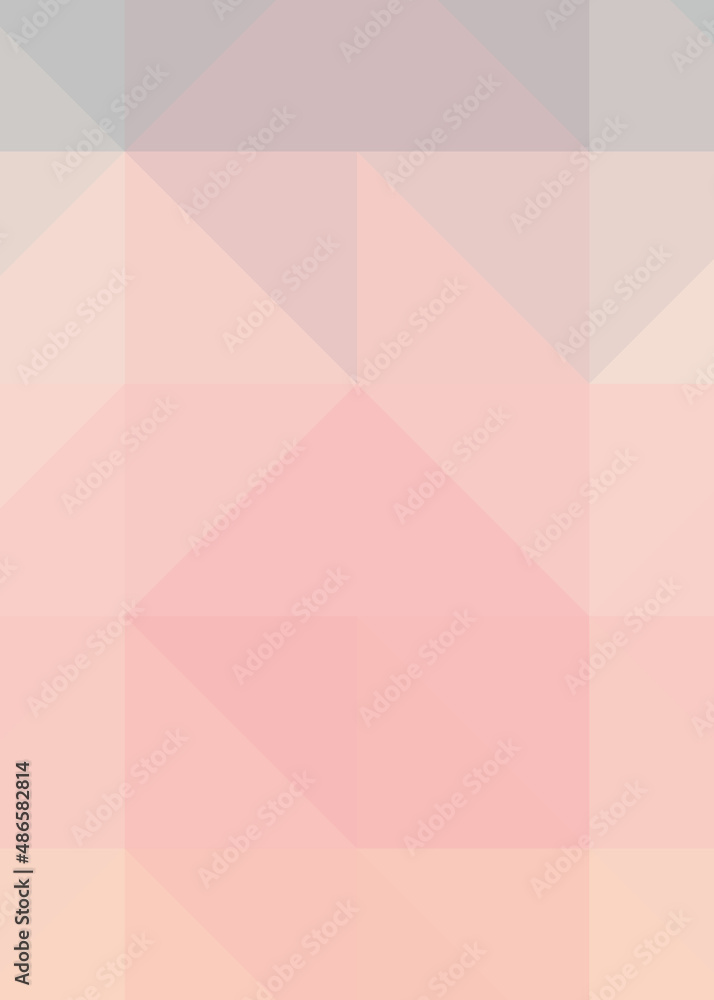 Fototapeta premium Abstract color Low-Polygones Generative Art background illustration