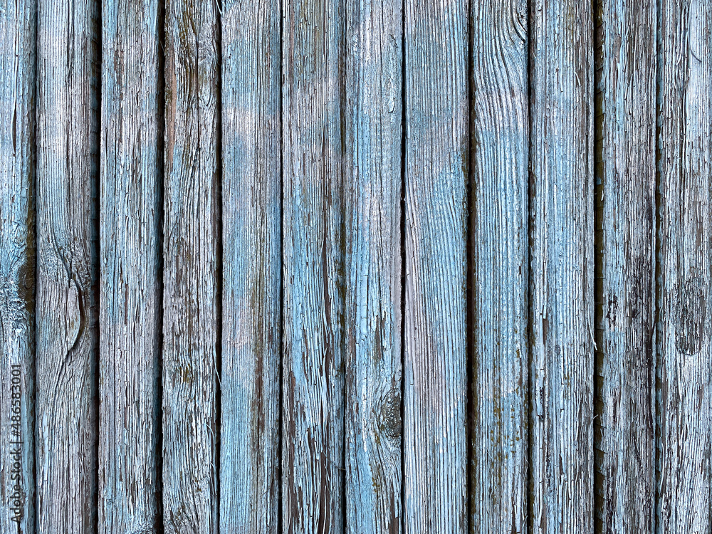 Fototapeta premium close up of old shabby wooden fence
