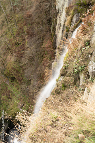 waterfall, rhaeadr, pistyll, pistyll rhaeadr, wales photo