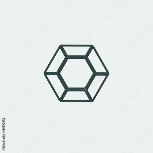 Gem vector icon illustration sign