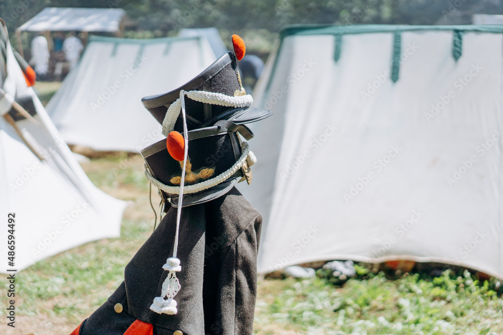 Elements of clothing soldier of the French Revolution Stock Photo ...