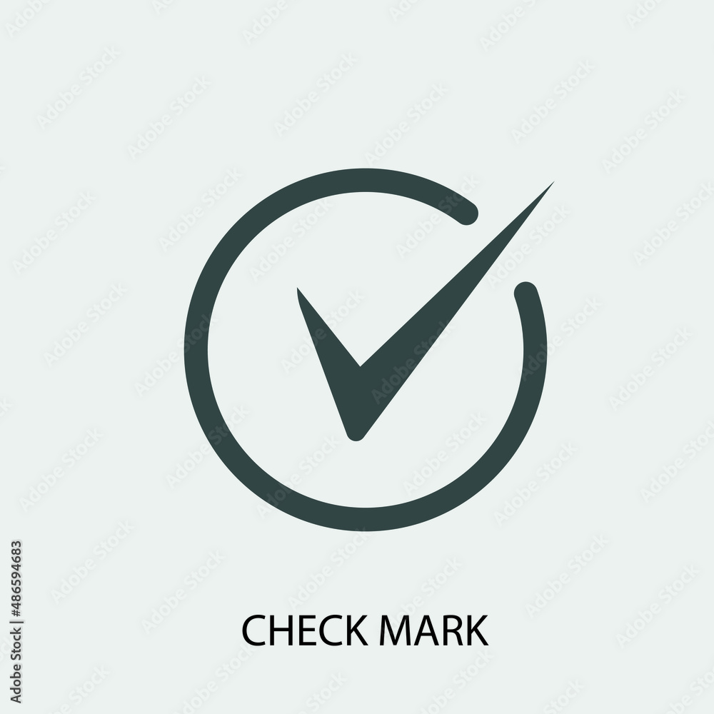 checkmark vector icon illustration sign checkmark vector icon illustration sign