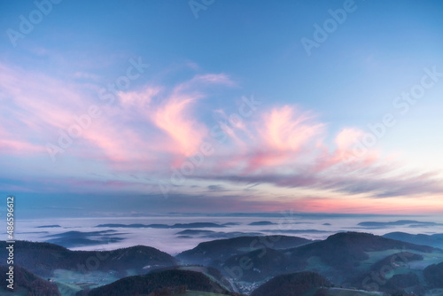 Wallpaper Mural Colorful sky over rolling hills. Torontodigital.ca