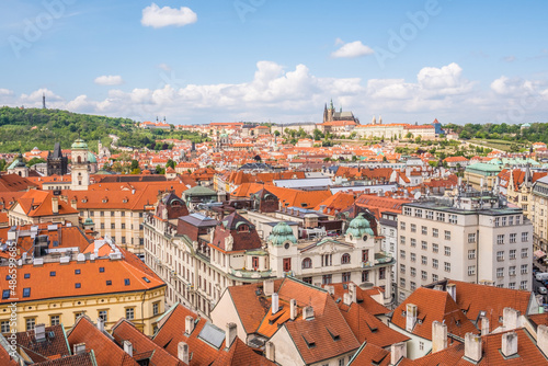 Prague Old Town View from Top