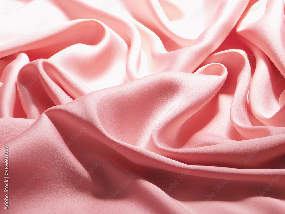 Obraz premium pink silk background, pink texture, rose
