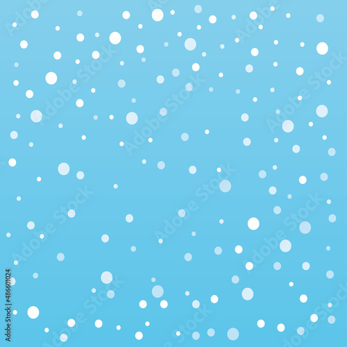 Winter falling snow vector background