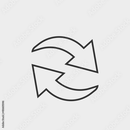 Free Download Reload vector icon illustration sign - GFXLoad