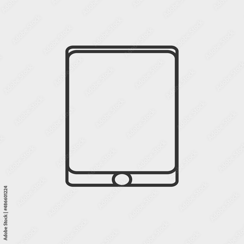 Tablet phone vector icon illustration sign Tablet phone vector icon illustration sign