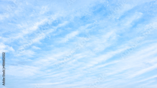 Sky with white clouds - background
