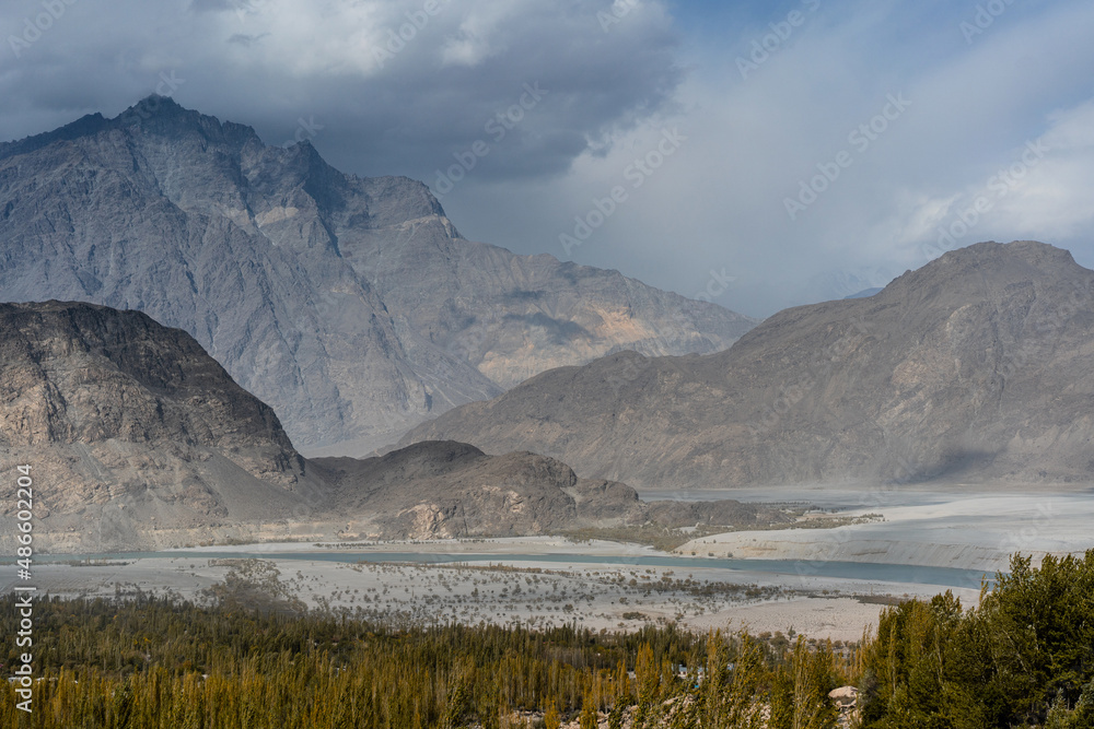 Scenic view of Himalaya mountains in Pakistan Scenic view of Himalaya mountains in Pakistan