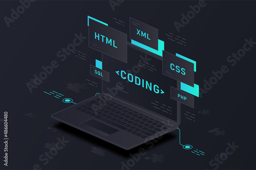 Programming and coding photo