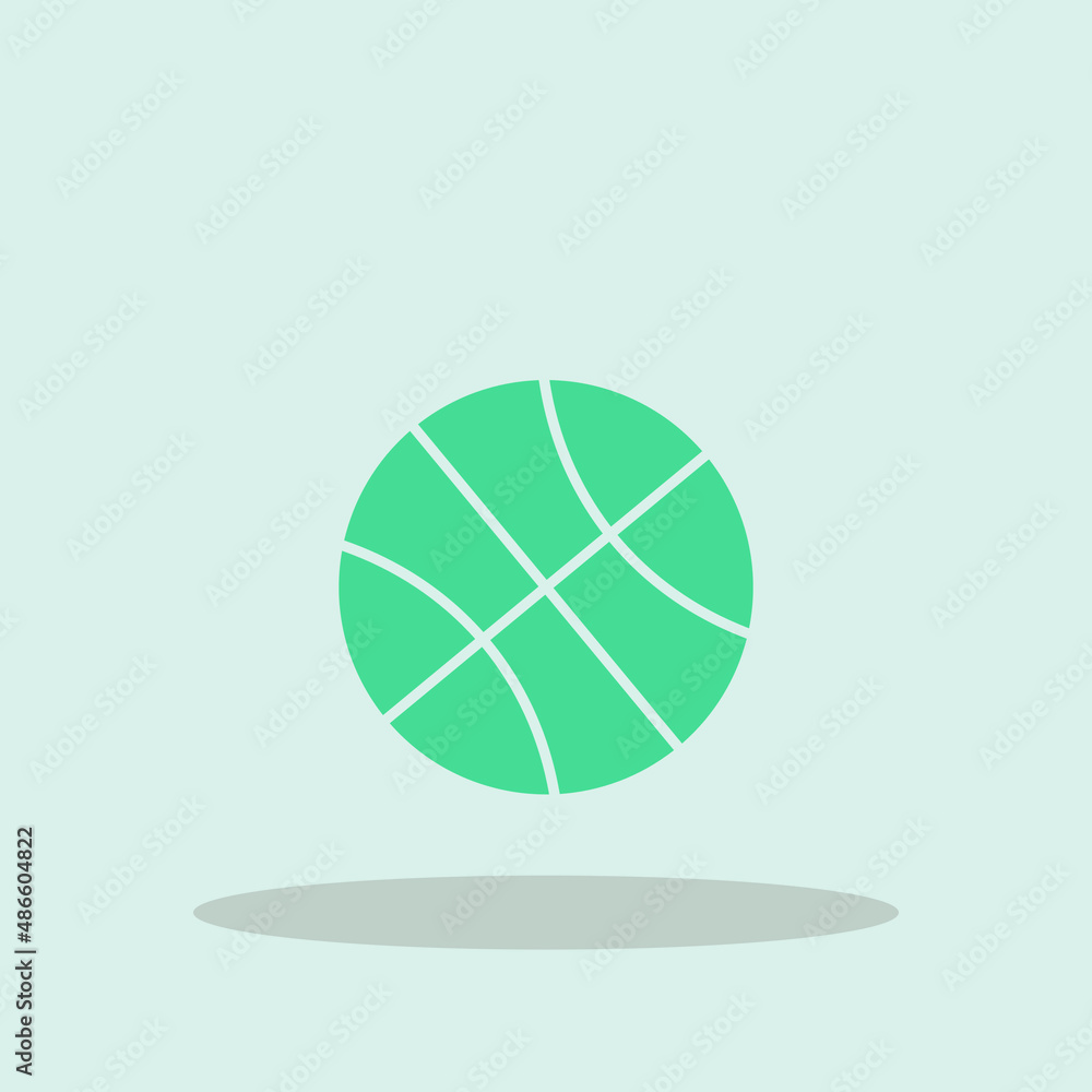 Basketball ball vector icon illustration sign Basketball ball vector icon illustration sign