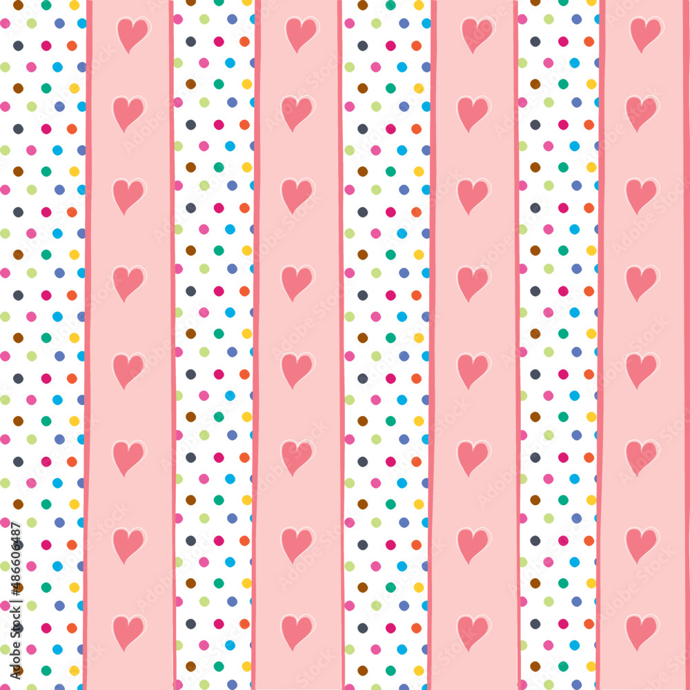 seamless pattern with hearts seamless pattern with hearts