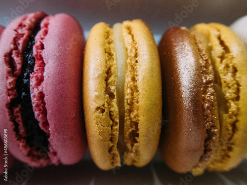 Macarons cake.