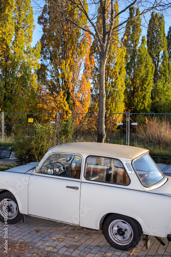 Trabant in the sunset
