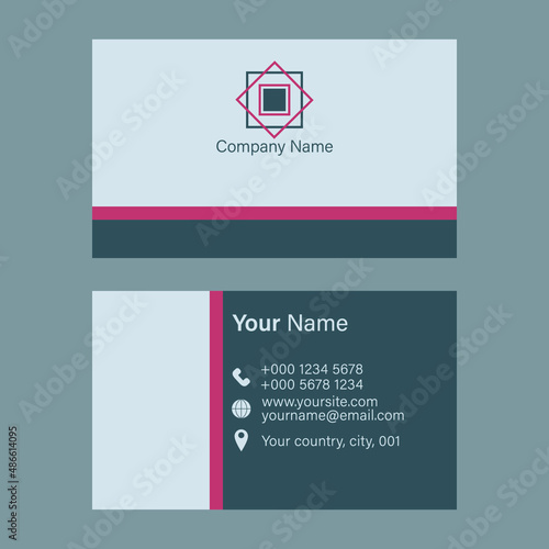 business card template