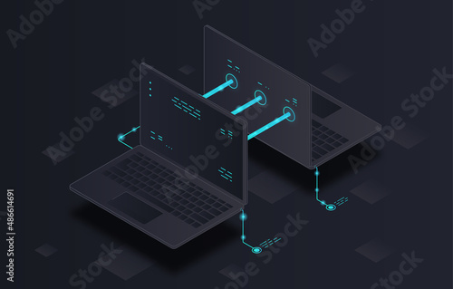 Two laptop computers