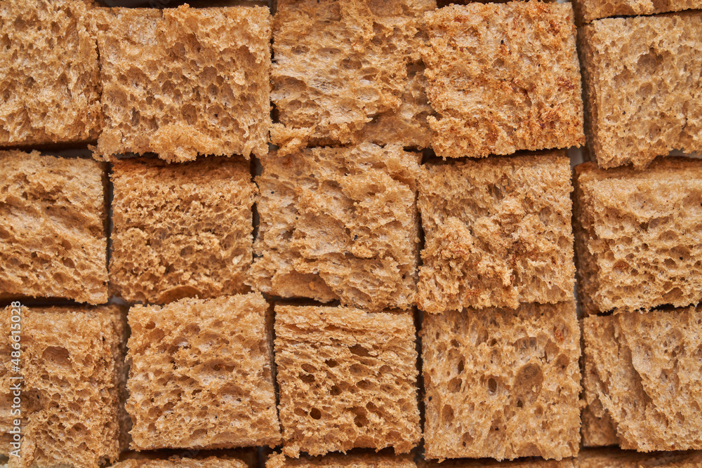 Closeup of brown crackers Closeup of brown crackers
