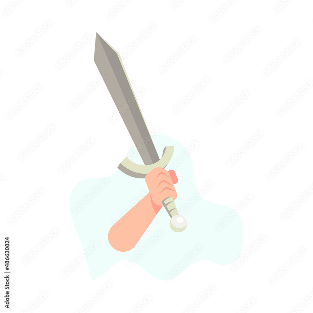 illustration of hand holding sword struggle online game illustration of hand holding sword struggle online game