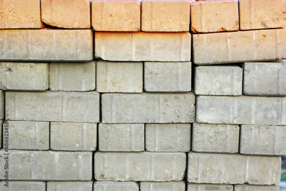 Abstract white brick wall texture depicting in paint colors on an old brick wall. white brick wall background pattern. Abstract white brick wall texture depicting in paint colors on an old brick wall. white brick wall background pattern.