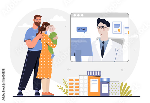 Doctor online concept