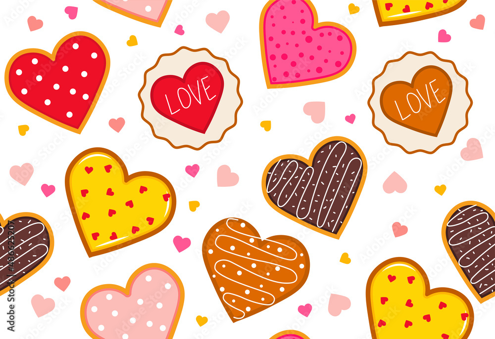 Cookies seamless pattern Cookies seamless pattern