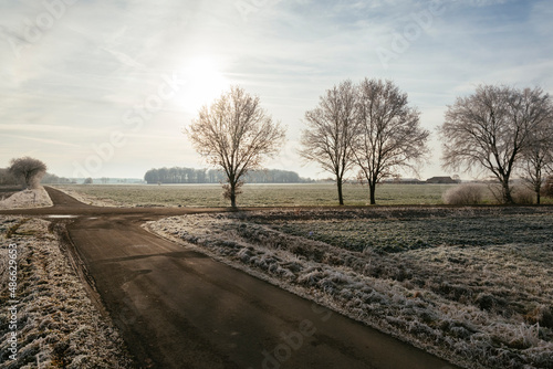 Rural crossroad photo