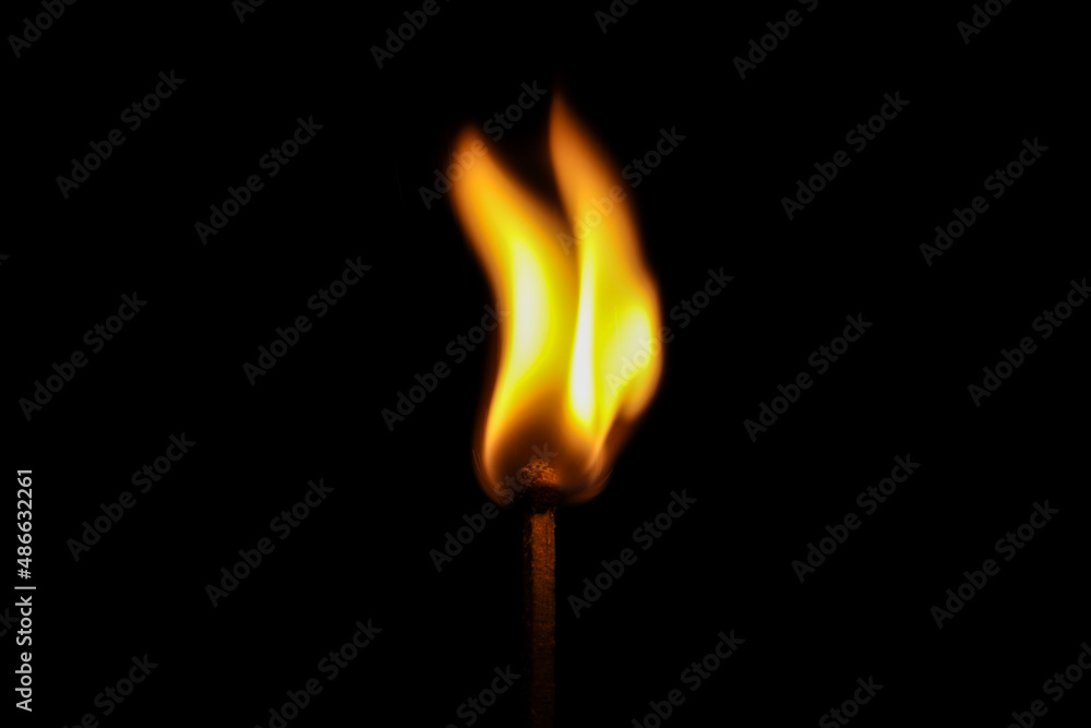 A Match Stick in flames A Match Stick in flames