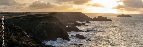 Solva Cliffs Sunrise Pembrokeshire Coast Wales photo