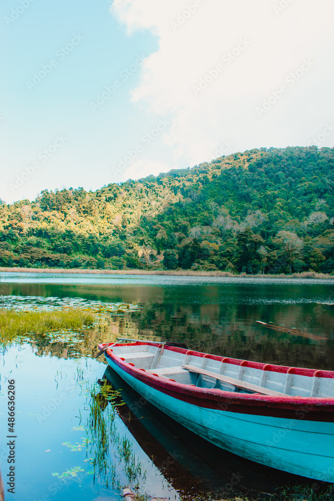 boat on the lake