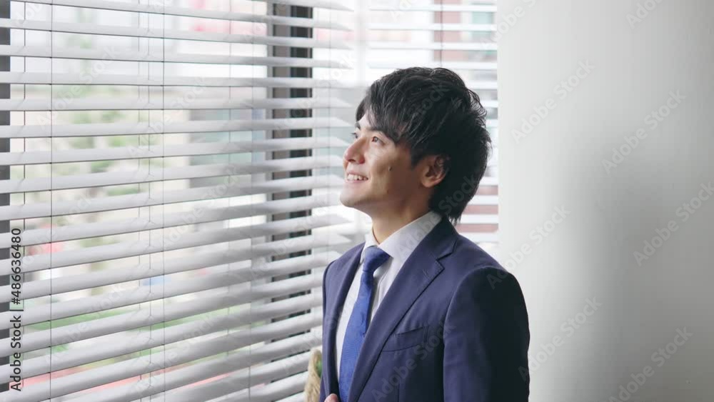 笑顔のビジネスマン 笑顔のビジネスマン