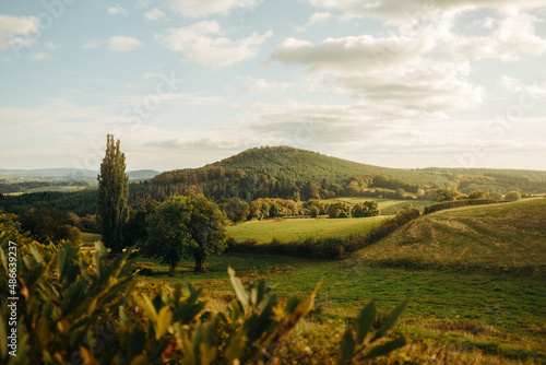 Landscape of the Bourgogne region, France