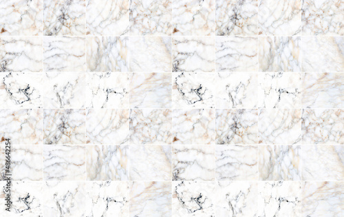 White marble texture abstract background pattern or marble tile wall.