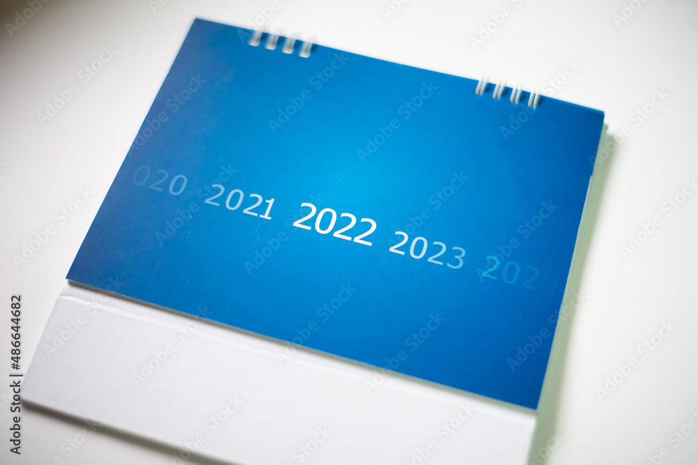 Close up calendar 2022 in planning concept. Close up calendar 2022 in planning concept.