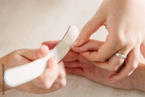 Detail of manicure