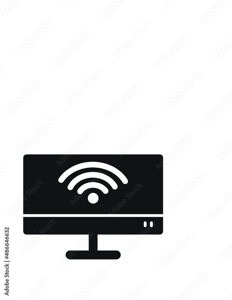 Wi-Fi Glyph Icon Wi-Fi Glyph Icon
