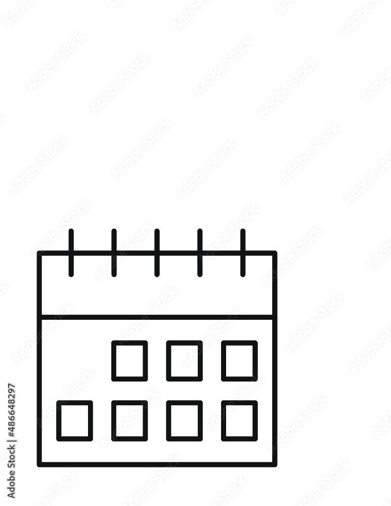 Calendar Line Icon Calendar Line Icon