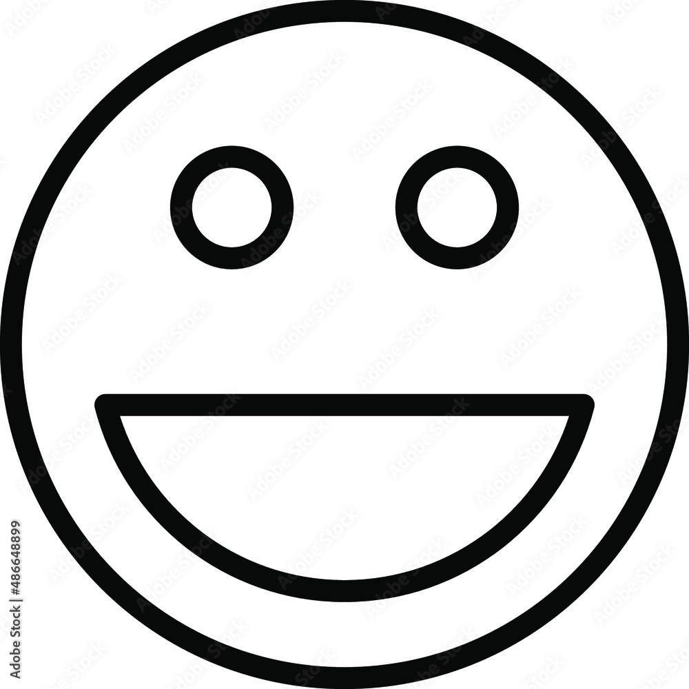 Smiley emoji symbol icon Smiley emoji symbol icon