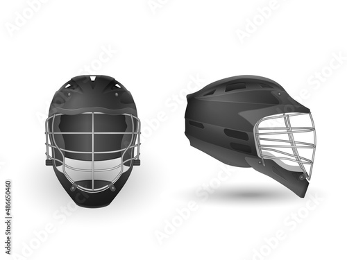 Lacrosse helmet set