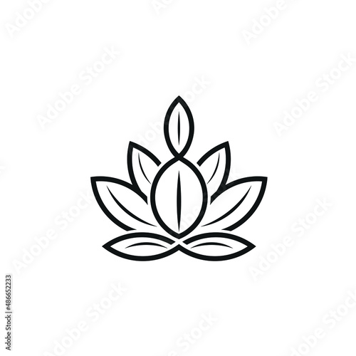 Lotus Flower Bloom Logo Design Inspiration