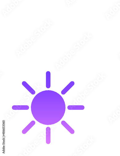 Brightness Glyph Gradient