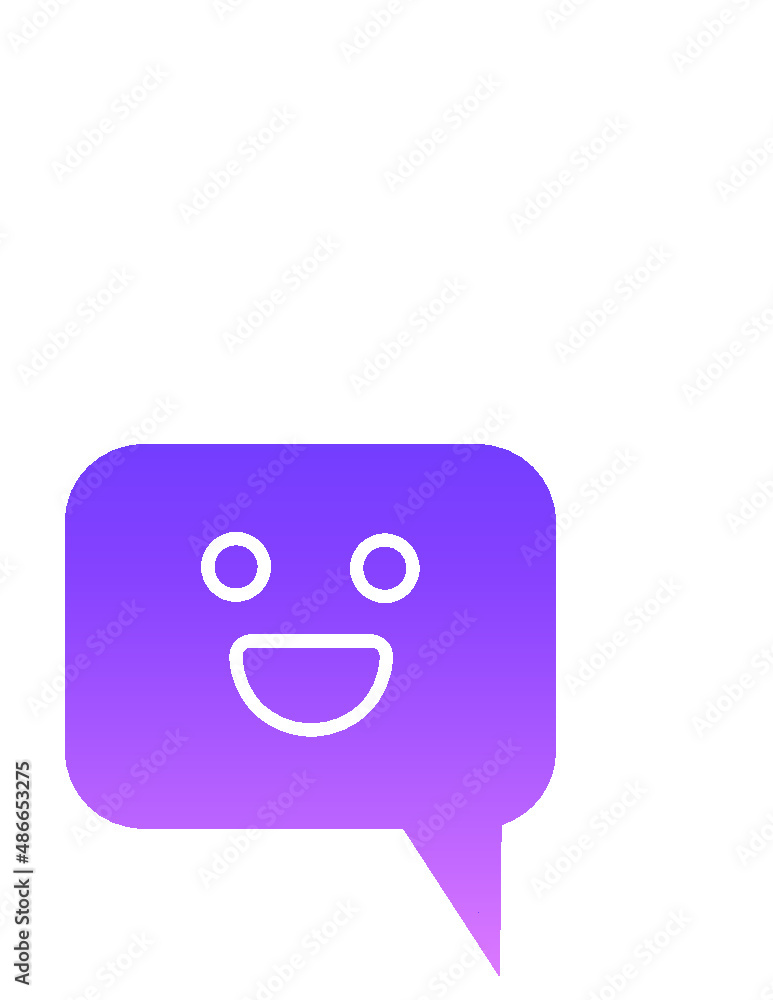 Naklejka premium chat 38 Glyph Gradient